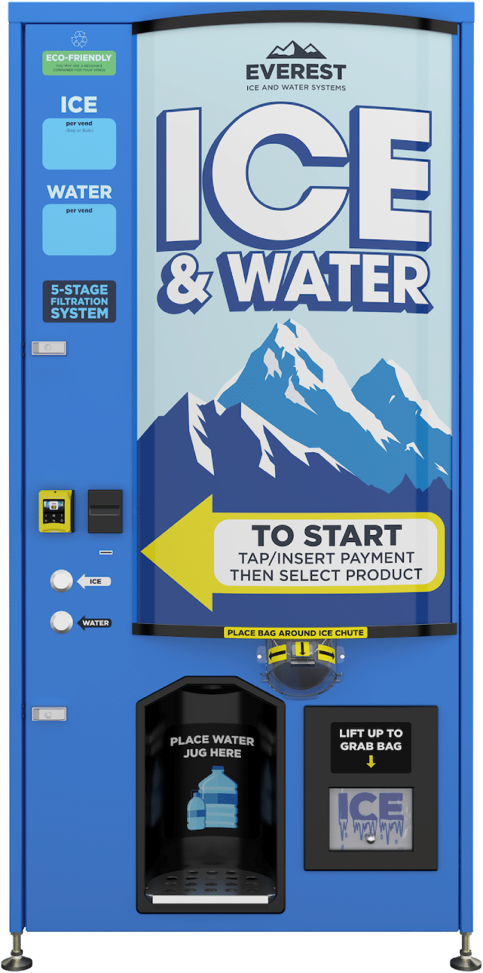 Everest Summit Ice & Water Vending Machine